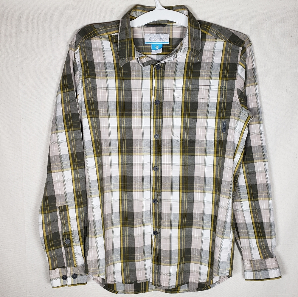 Columbia button down size S olive green small men's